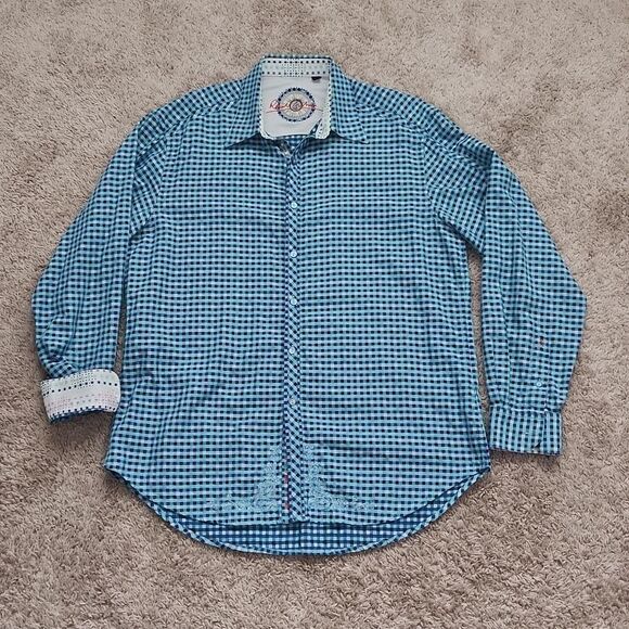 Robert Graham Button Down Check shirt - Picture 1 of 10